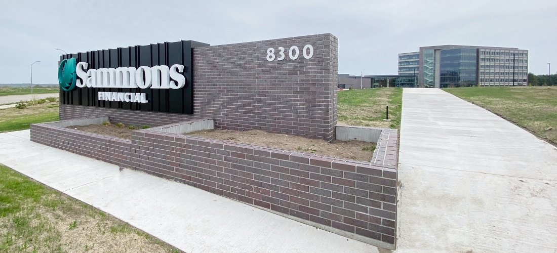 Sammons Financial Stilted Signage ImageFirst