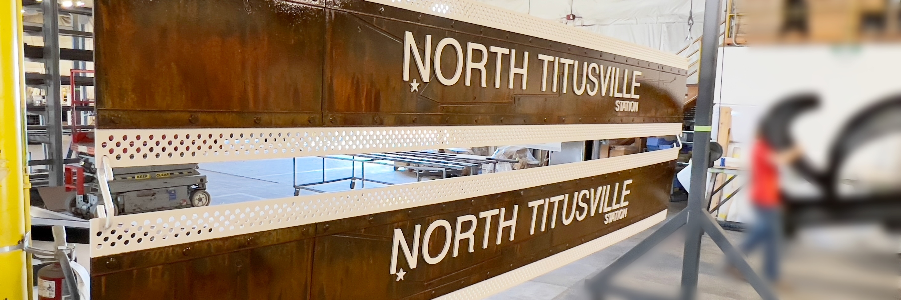 Merging Signage Techniques for Transit Signage ImageFirst